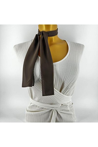 Tedz Collection PAREDORA Khaki Short Scarf