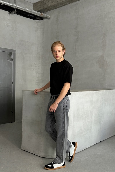 HYMAN Férfi táskás Jean nadrág