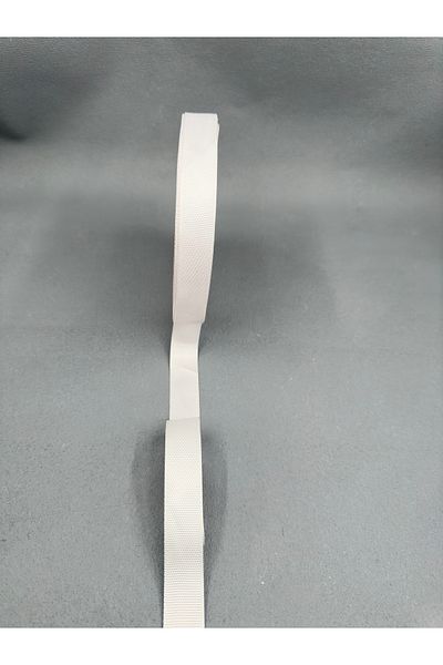 paşateks since 1995 şekil 5 Meters White Satin Grosgrain Ribbon - 2 cm