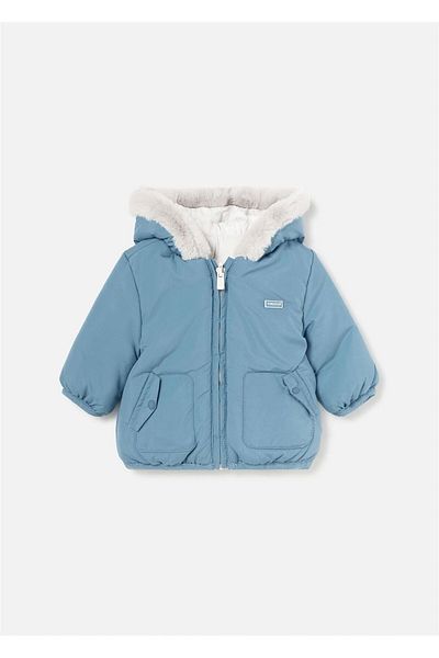 MAYORAL Turquoise Double Sided Baby Coat - 2457