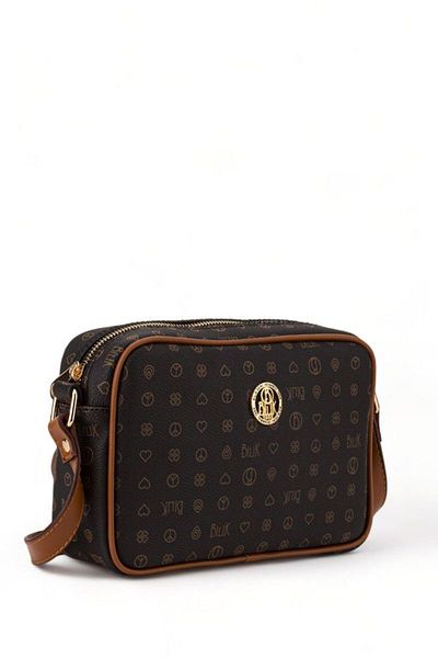 Bilik Deri Geantă de damă Monogram Black-Tan NV 1002-MN