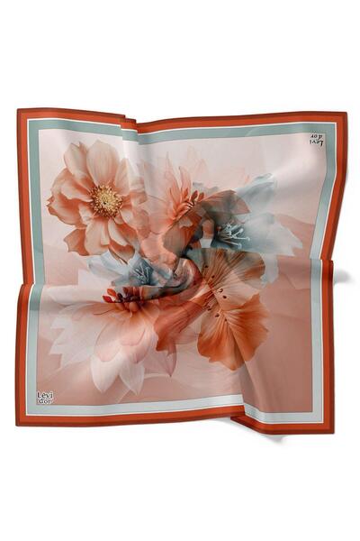 Levidor Eșarfă de mătase Tivil 4093 - 11 model mixt portocaliu