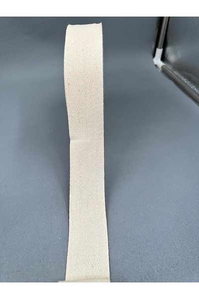 paşateks since 1995 şekil 5 Meters Herringbone Strip - 4 cm Raw/Ecru