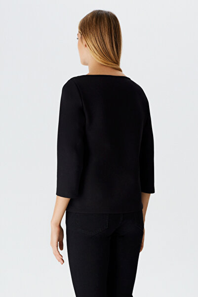 Naramaxx Kayık Yaka Dantelli Truvakar Kol Bluz