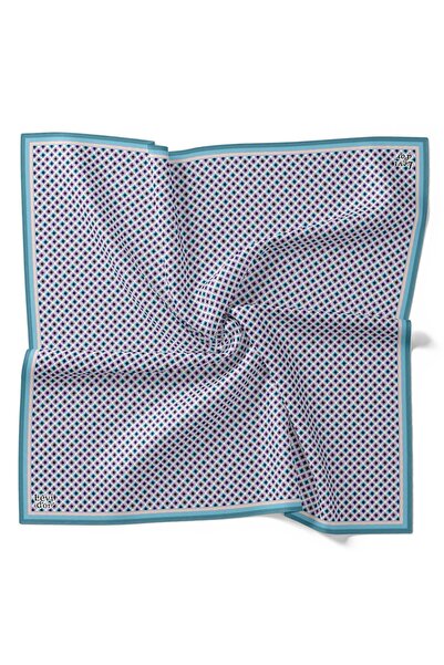 Levidor وشاح تيفيل حريري 4100 - 2 نمط مختلط أزرق