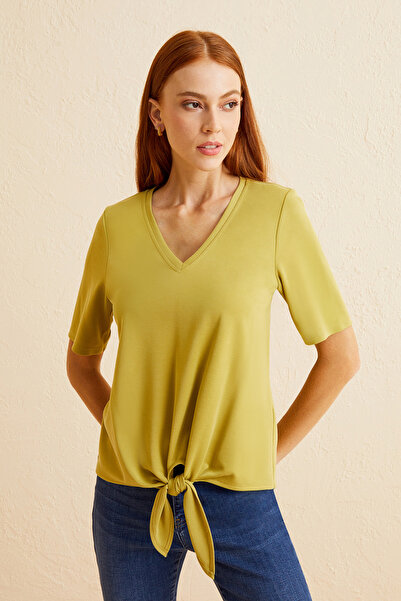 Naramaxx Önü Bağlamalı Örme Bluz