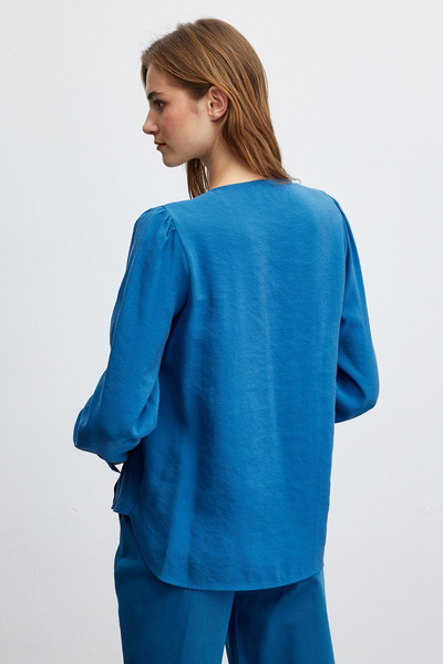 Naramaxx Kruvaze Yaka Bluz