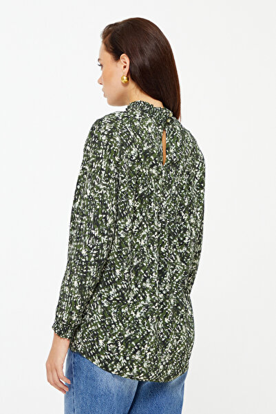 Naramaxx Yaka Ve Kol Detaylı Geniş Kesim Bluz