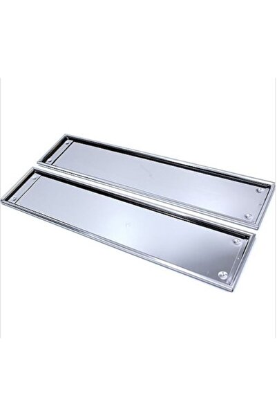Genel Markalar Paslanmaz Krom Metal Plakalık 52.7Cm X 11.5Cm 2 Adet 357558117