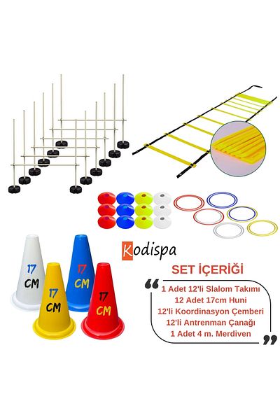 Kodispa Full Training Set with Slalom and 17cm Funnel