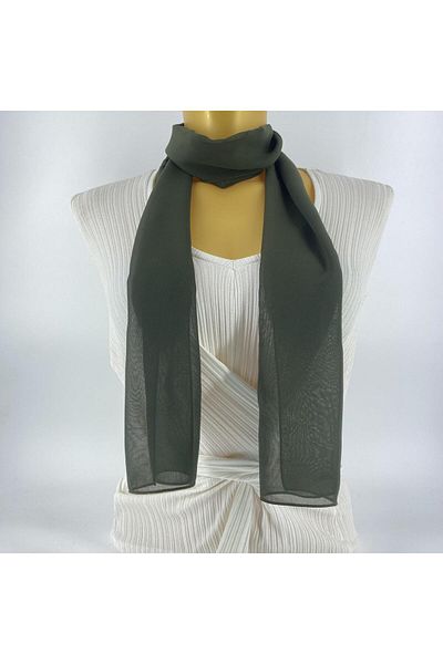 Tedz Collection PAREDORA Khaki Long Scarf