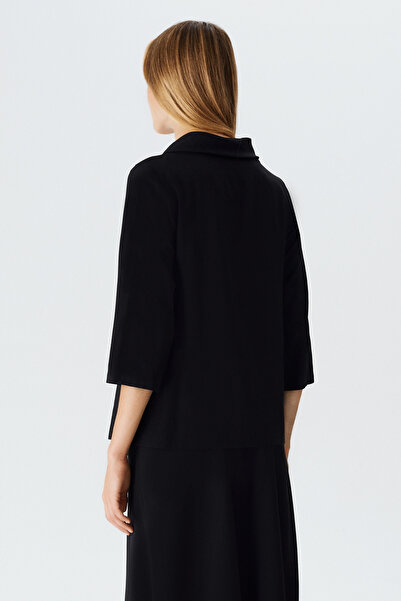 Naramaxx Yakası Dökümlü Uzun Kollu Bluz