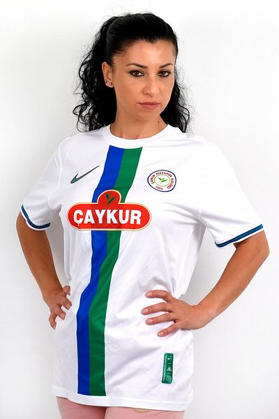 Nike White Striped Women's Jersey - Advertised