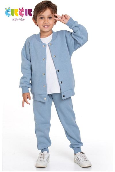 Toçka Boy and Girl's College Oversize Mold 3 Thread Fleece Set