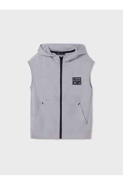 MAYORAL Men's Hooded Basic Vest 6343