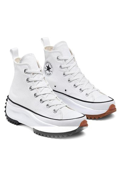 converse Run Star Hike Lugged Hi Unisex-Sneaker mit Plateausohle in Weiß