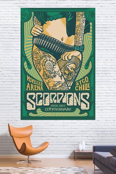 Vendini قماش عالي الجودة، لافتة العقارب، قماش حائط، قماش حائط