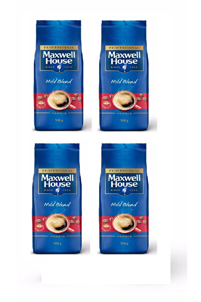 Maxwell House Jacobs Mild Blend Çözünebilir Kahve 500 gr X4 Adet (TOPLAM 2000 GR)