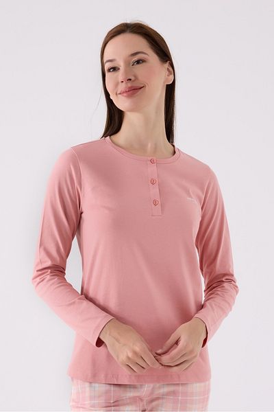 Pierre Cardin Retro Pink Single Jersey Double Pajamas Set - Set of 2