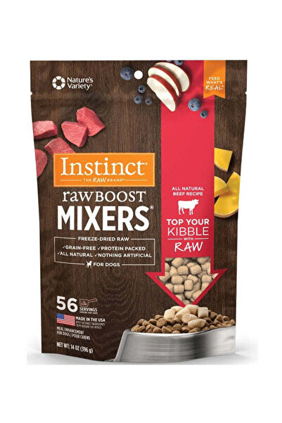 INSTINCT طعام الكلاب المجفف بالتجميد من Raw Boost Mixers - 6 أونصة