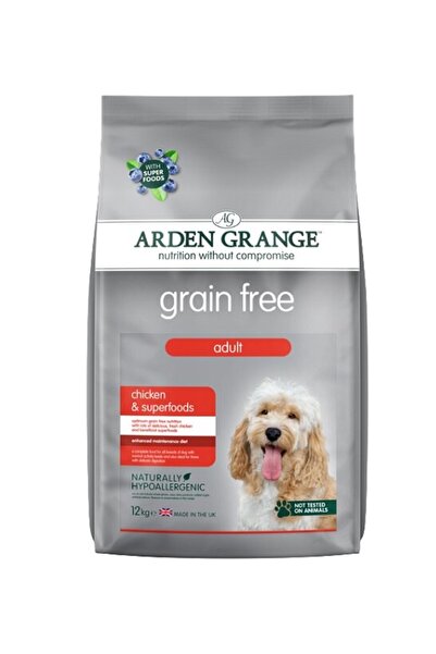 Arden Grange Grain Free Adult Chicken Dog Dry Food - 12KG