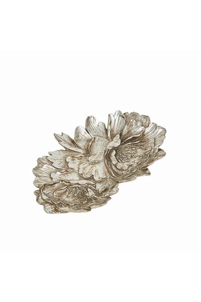 Karaca Home Lianca Decorative Plate Silver 26X16 cm