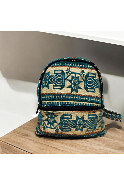 MODA Ethnic Rug Patterned Small Size Women's Backpack
