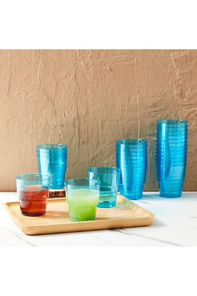 Falcon 25-Piece Plastic Cup Set - 236 ml