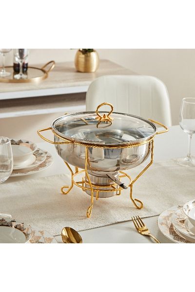 Home Box Wellshine Chafing Dish with Lid - 3.5 L