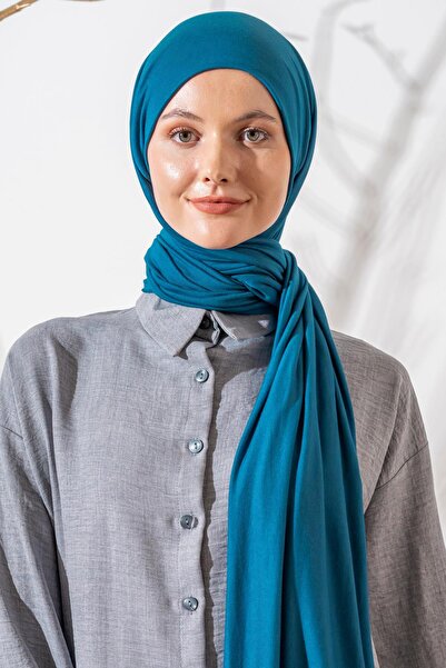 JAWEL Γυναικείο χτενισμένο βαμβακερό σάλι που δεν θέλει σιδέρωμα