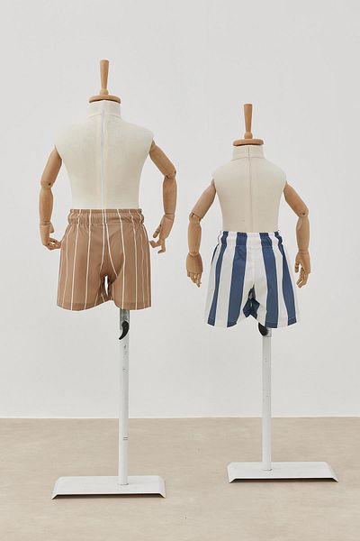 Tics Sea Shorts - Mink Striped
