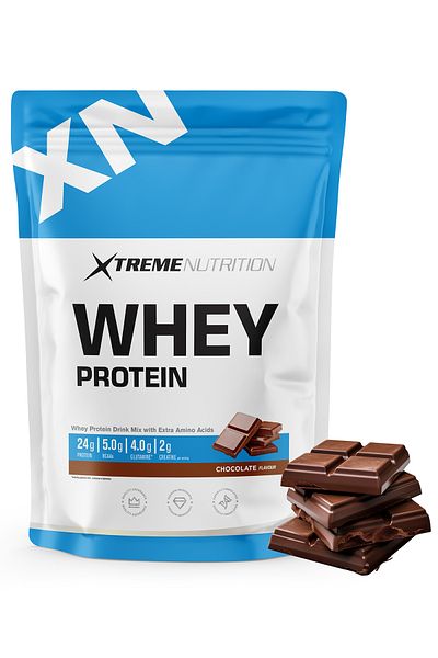 Xtreme Nutrition 512 g Chocolate Whey Protein Powder - 16 Serving Bcaa+Glutamin+Creatine Towels Gift