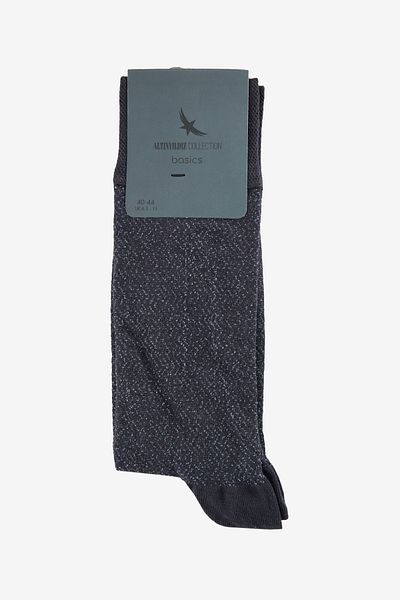 ALTINYILDIZ CLASSICS Men's Anthracite-Grey Patterned Single Socks