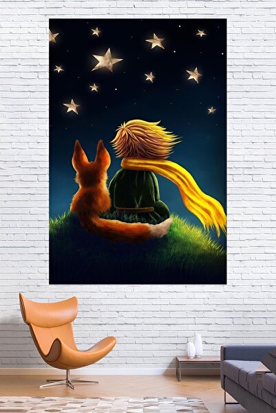 Vendini Childhood of All of Us - Little Prince Wall Tapestry Wall Tapestry