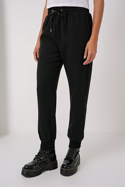Bigdart 6674 Modell – Schwarze Jogginghose mit elastischem Bein