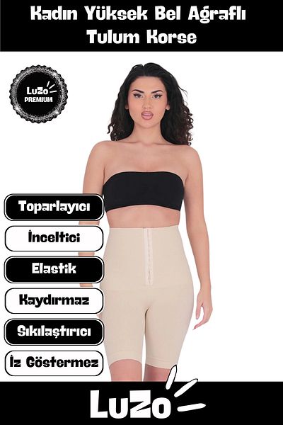 LuZo Premium Series High Waist Slimming Firming Agraphed Comfortable Stylish Jumpsuit Corset