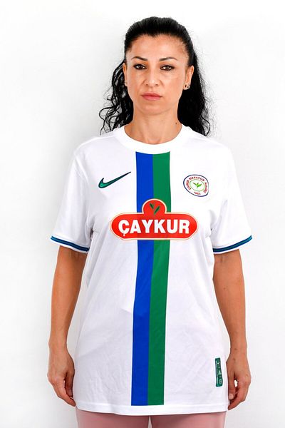 Nike White Striped Women's Jersey - Advertised
