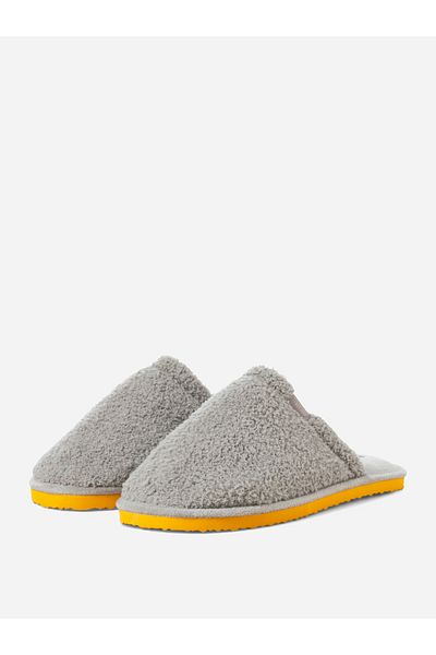 Jack & Jones Solid Fluffy Bedroom Slippers