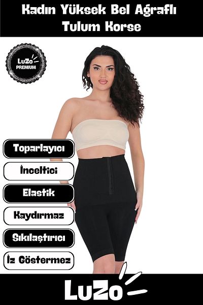 LuZo Premium Series High Waist Slimming Firming Agraphed Comfortable Stylish Jumpsuit Corset