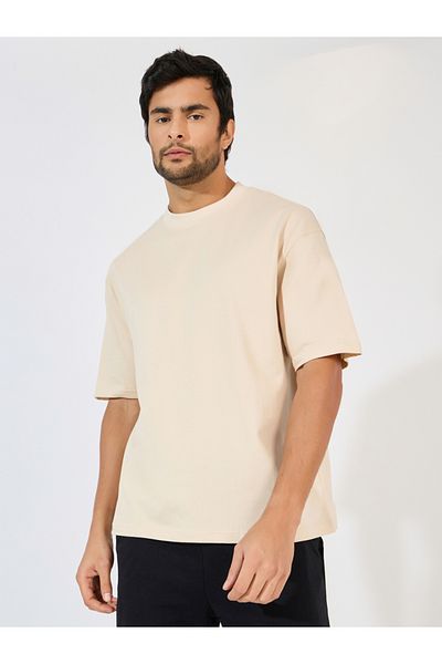Styli Mock Neck Oversized T-Shirt