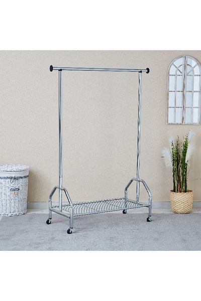Home Box Lapis Garment Chrome Rack - 120x50x169 cm