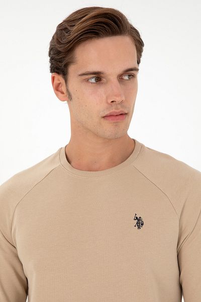 U.S. Polo Assn. Men's Sand Basic Sweatshirt 50295159 -Vr085
