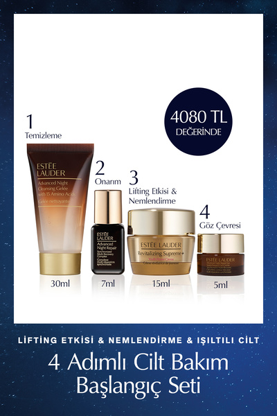 Estee Lauder Advanced Night Repair Tanışma Seti Temizleyici 30ml, Serum 7ml, ...