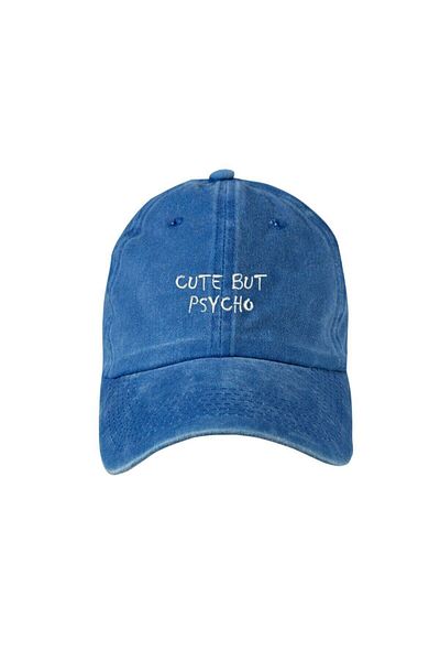ŞapkaMania Cute But Psycho Washable Baseball Cap