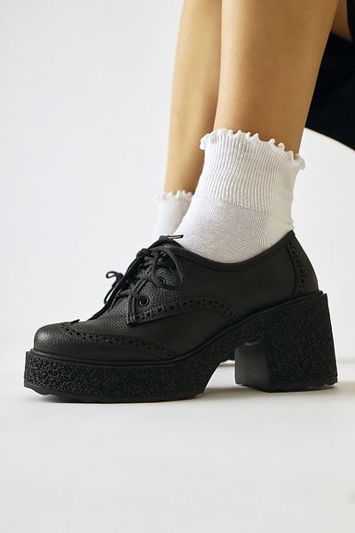 Limoya Lenie Black Laser Cut Detailed Women's Casual Shoes