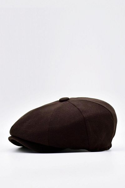 Külah Hat Winter Brown Wool Sports Men's Cap