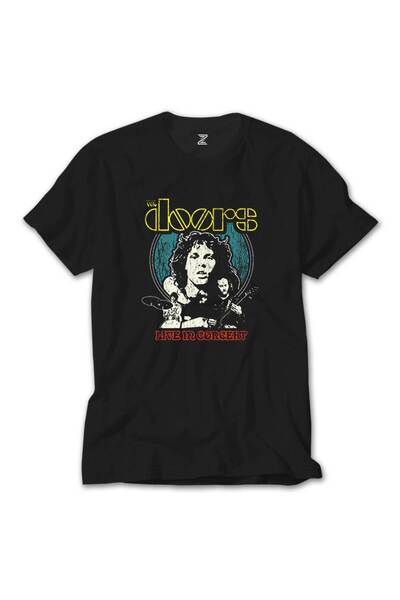 Lunas Glow Tricou negru pentru copii The Doors Live in Concert, 13-14 ani