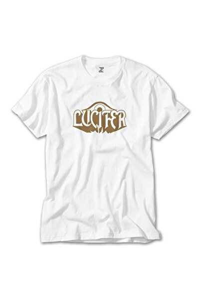 CrowsGate Λούσιφρ Μπράουν Λευκό Μπλουζάκι