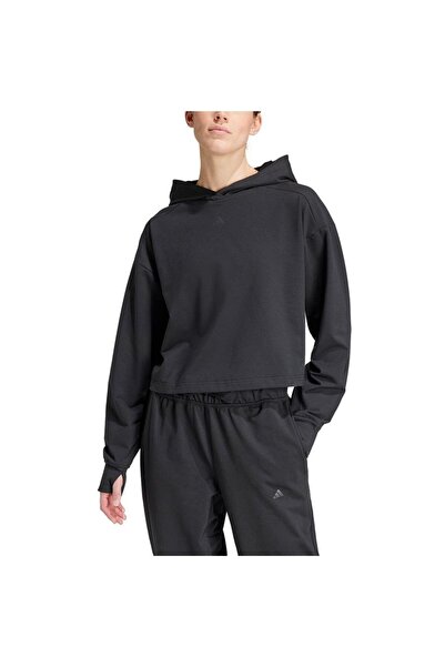 adidas Tricou polo pentru femei Power Hoodie Iv9219