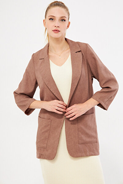 armonika Γυναικείο μπουφάν Mink Pocket Oversize ARM-24Y 001115